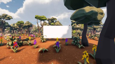 Sürdürülebilir kalkınma hedefleri için grafiksel kaynaklar biyolojik çeşitlilik büyüyen bir ekonomi ve ekoloji 3D yorumlama ve düşük polyester