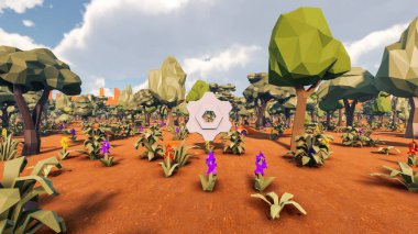 Sürdürülebilir kalkınma hedefleri için grafiksel kaynaklar biyolojik çeşitlilik büyüyen bir ekonomi ve ekoloji 3D yorumlama ve düşük polyester