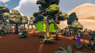 Sürdürülebilir kalkınma hedefleri için grafiksel kaynaklar biyolojik çeşitlilik büyüyen bir ekonomi ve ekoloji 3D yorumlama ve düşük polyester