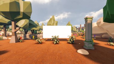 Sürdürülebilir kalkınma hedefleri için grafiksel kaynaklar biyolojik çeşitlilik büyüyen bir ekonomi ve ekoloji 3D yorumlama ve düşük polyester