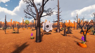 Sürdürülebilir kalkınma hedefleri için grafiksel kaynaklar biyolojik çeşitlilik büyüyen bir ekonomi ve ekoloji 3D yorumlama ve düşük polyester