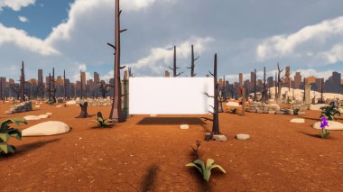 Sürdürülebilir kalkınma hedefleri için grafiksel kaynaklar biyolojik çeşitlilik büyüyen bir ekonomi ve ekoloji 3D yorumlama ve düşük polyester