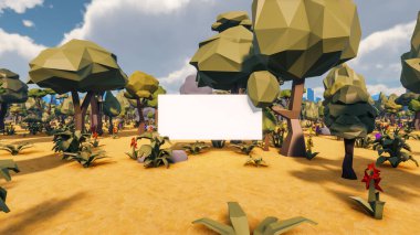 Sürdürülebilir kalkınma hedefleri için grafiksel kaynaklar biyolojik çeşitlilik büyüyen bir ekonomi ve ekoloji 3D yorumlama ve düşük polyester