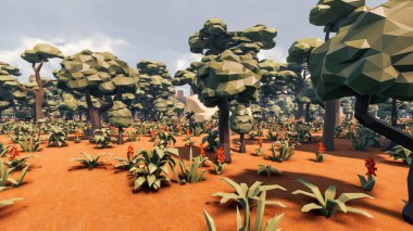 Sürdürülebilir kalkınma hedefleri, biyolojik çeşitlilik, büyüyen bir ekonomi ve ekoloji için grafiksel kaynaklar. 3B oluşturma ve düşük polyester