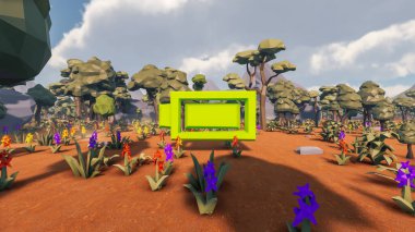 Sürdürülebilir kalkınma hedefleri için grafiksel kaynaklar biyolojik çeşitlilik büyüyen bir ekonomi ve ekoloji 3D yorumlama ve düşük polyester