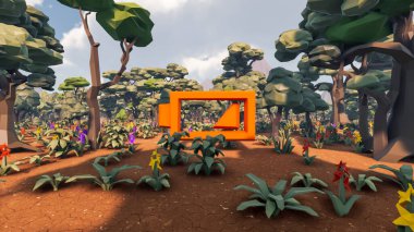 Sürdürülebilir kalkınma hedefleri için grafiksel kaynaklar biyolojik çeşitlilik büyüyen bir ekonomi ve ekoloji 3D yorumlama ve düşük polyester