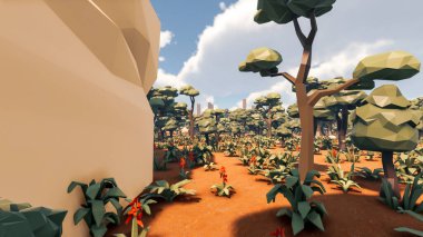 Sürdürülebilir kalkınma hedefleri, biyolojik çeşitlilik, büyüyen bir ekonomi ve ekoloji için grafiksel kaynaklar. 3B oluşturma ve düşük polyester