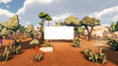 Sürdürülebilir kalkınma hedefleri için grafiksel kaynaklar biyolojik çeşitlilik büyüyen bir ekonomi ve ekoloji 3D yorumlama ve düşük polyester