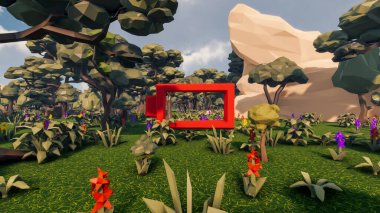 Sürdürülebilir kalkınma hedefleri için grafiksel kaynaklar biyolojik çeşitlilik büyüyen bir ekonomi ve ekoloji 3D yorumlama ve düşük polyester