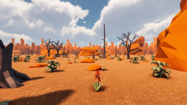 Sürdürülebilir kalkınma hedefleri, biyolojik çeşitlilik, büyüyen bir ekonomi ve ekoloji için grafiksel kaynaklar. 3B oluşturma ve düşük polyester