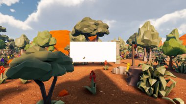 Sürdürülebilir kalkınma hedefleri için grafiksel kaynaklar biyolojik çeşitlilik büyüyen bir ekonomi ve ekoloji 3D yorumlama ve düşük polyester