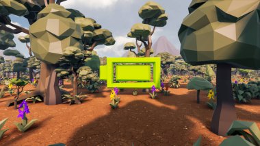 Sürdürülebilir kalkınma hedefleri için grafiksel kaynaklar biyolojik çeşitlilik büyüyen bir ekonomi ve ekoloji 3D yorumlama ve düşük polyester