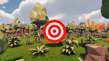 Sürdürülebilir kalkınma hedefleri, biyolojik çeşitlilik, büyüyen bir ekonomi ve ekoloji için grafiksel kaynaklar. 3B oluşturma ve düşük polyester