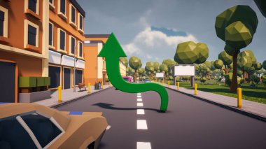 Sürdürülebilir kalkınma hedefleri, biyolojik çeşitlilik, büyüyen bir ekonomi ve ekoloji için grafiksel kaynaklar. 3B oluşturma ve düşük polyester