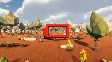 Sürdürülebilir kalkınma hedefleri için grafiksel kaynaklar biyolojik çeşitlilik büyüyen bir ekonomi ve ekoloji 3D yorumlama ve düşük polyester