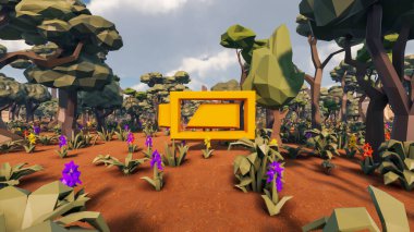 Sürdürülebilir kalkınma hedefleri için grafiksel kaynaklar biyolojik çeşitlilik büyüyen bir ekonomi ve ekoloji 3D yorumlama ve düşük polyester