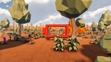 Sürdürülebilir kalkınma hedefleri için grafiksel kaynaklar biyolojik çeşitlilik büyüyen bir ekonomi ve ekoloji 3D yorumlama ve düşük polyester