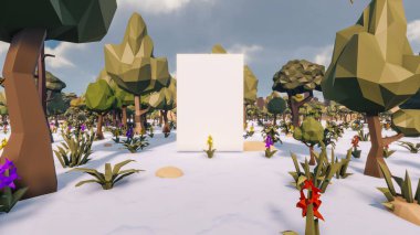 Sürdürülebilir kalkınma hedefleri için grafiksel kaynaklar biyolojik çeşitlilik büyüyen bir ekonomi ve ekoloji 3D yorumlama ve düşük polyester