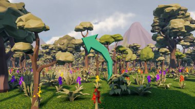 Sürdürülebilir kalkınma hedefleri için grafiksel kaynaklar biyolojik çeşitlilik büyüyen bir ekonomi ve ekoloji 3D yorumlama ve düşük polyester