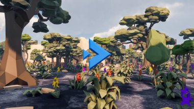 Sürdürülebilir kalkınma hedefleri için grafiksel kaynaklar biyolojik çeşitlilik büyüyen bir ekonomi ve ekoloji 3D yorumlama ve düşük polyester