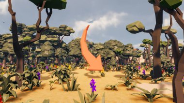 Sürdürülebilir kalkınma hedefleri için grafiksel kaynaklar biyolojik çeşitlilik büyüyen bir ekonomi ve ekoloji 3D yorumlama ve düşük polyester