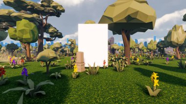 Sürdürülebilir kalkınma hedefleri için grafiksel kaynaklar biyolojik çeşitlilik büyüyen bir ekonomi ve ekoloji 3D yorumlama ve düşük polyester