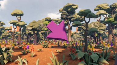 Sürdürülebilir kalkınma hedefleri için grafiksel kaynaklar biyolojik çeşitlilik büyüyen bir ekonomi ve ekoloji 3D yorumlama ve düşük polyester