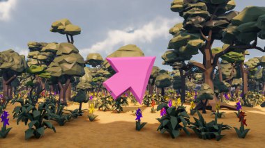 Sürdürülebilir kalkınma hedefleri için grafiksel kaynaklar biyolojik çeşitlilik büyüyen bir ekonomi ve ekoloji 3D yorumlama ve düşük polyester