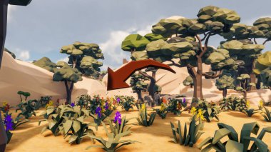 Sürdürülebilir kalkınma hedefleri için grafiksel kaynaklar biyolojik çeşitlilik büyüyen bir ekonomi ve ekoloji 3D yorumlama ve düşük polyester