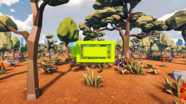 Sürdürülebilir kalkınma hedefleri için grafiksel kaynaklar biyolojik çeşitlilik büyüyen bir ekonomi ve ekoloji 3D yorumlama ve düşük polyester