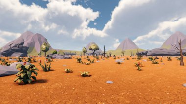 Sürdürülebilir kalkınma hedefleri, biyolojik çeşitlilik, büyüyen bir ekonomi ve ekoloji için grafiksel kaynaklar. 3B oluşturma ve düşük polyester