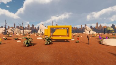 Sürdürülebilir kalkınma hedefleri için grafiksel kaynaklar biyolojik çeşitlilik büyüyen bir ekonomi ve ekoloji 3D yorumlama ve düşük polyester