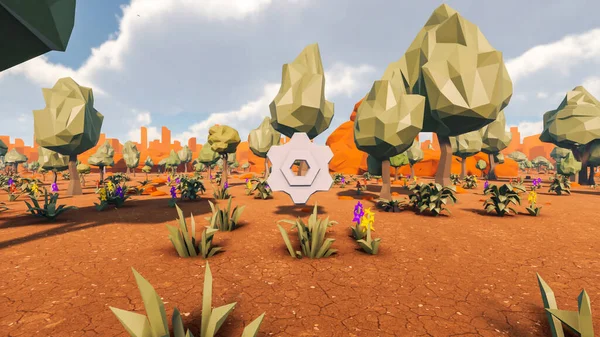 Sürdürülebilir kalkınma hedefleri için grafiksel kaynaklar biyolojik çeşitlilik büyüyen bir ekonomi ve ekoloji 3D yorumlama ve düşük polyester