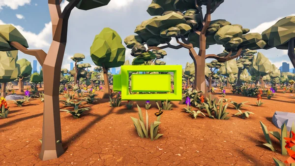 Sürdürülebilir kalkınma hedefleri için grafiksel kaynaklar biyolojik çeşitlilik büyüyen bir ekonomi ve ekoloji 3D yorumlama ve düşük polyester