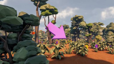 Sürdürülebilir kalkınma hedefleri için grafiksel kaynaklar biyolojik çeşitlilik büyüyen bir ekonomi ve ekoloji 3D yorumlama ve düşük polyester