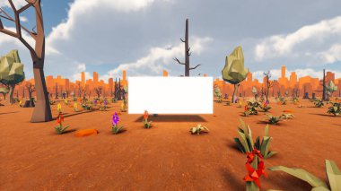 Sürdürülebilir kalkınma hedefleri için grafiksel kaynaklar biyolojik çeşitlilik büyüyen bir ekonomi ve ekoloji 3D yorumlama ve düşük polyester