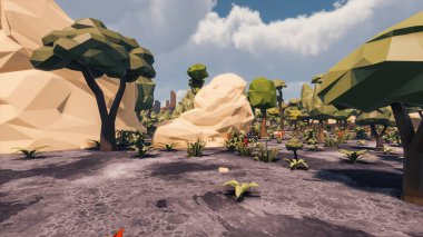 Sürdürülebilir kalkınma hedefleri, biyolojik çeşitlilik, büyüyen bir ekonomi ve ekoloji için grafiksel kaynaklar. 3B oluşturma ve düşük polyester