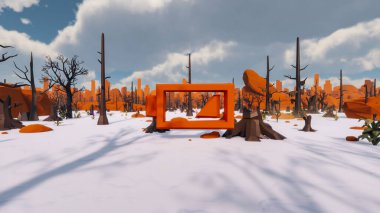 Sürdürülebilir kalkınma hedefleri için grafiksel kaynaklar biyolojik çeşitlilik büyüyen bir ekonomi ve ekoloji 3D yorumlama ve düşük polyester