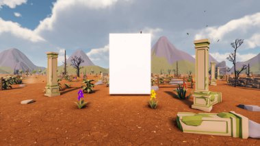 Sürdürülebilir kalkınma hedefleri için grafiksel kaynaklar biyolojik çeşitlilik büyüyen bir ekonomi ve ekoloji 3D yorumlama ve düşük polyester