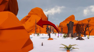 Sürdürülebilir kalkınma hedefleri için grafiksel kaynaklar biyolojik çeşitlilik büyüyen bir ekonomi ve ekoloji 3D yorumlama ve düşük polyester