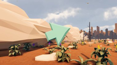 Sürdürülebilir kalkınma hedefleri için grafiksel kaynaklar biyolojik çeşitlilik büyüyen bir ekonomi ve ekoloji 3D yorumlama ve düşük polyester