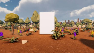 Sürdürülebilir kalkınma hedefleri için grafiksel kaynaklar biyolojik çeşitlilik büyüyen bir ekonomi ve ekoloji 3D yorumlama ve düşük polyester