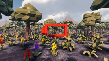 Sürdürülebilir kalkınma hedefleri için grafiksel kaynaklar biyolojik çeşitlilik büyüyen bir ekonomi ve ekoloji 3D yorumlama ve düşük polyester