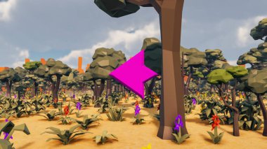 Sürdürülebilir kalkınma hedefleri için grafiksel kaynaklar biyolojik çeşitlilik büyüyen bir ekonomi ve ekoloji 3D yorumlama ve düşük polyester