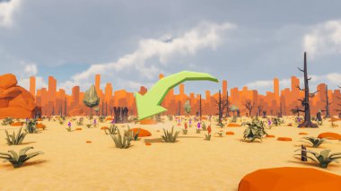 Sürdürülebilir kalkınma hedefleri için grafiksel kaynaklar biyolojik çeşitlilik büyüyen bir ekonomi ve ekoloji 3D yorumlama ve düşük polyester