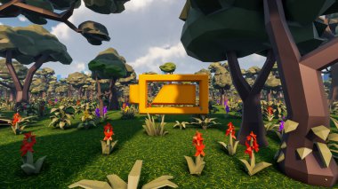 Sürdürülebilir kalkınma hedefleri için grafiksel kaynaklar biyolojik çeşitlilik büyüyen bir ekonomi ve ekoloji 3D yorumlama ve düşük polyester