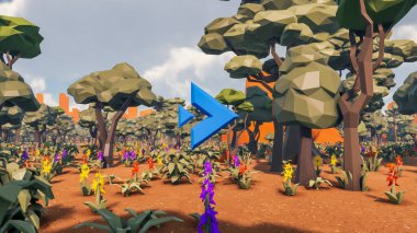 Sürdürülebilir kalkınma hedefleri için grafiksel kaynaklar biyolojik çeşitlilik büyüyen bir ekonomi ve ekoloji 3D yorumlama ve düşük polyester