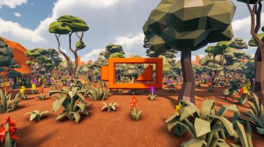 Sürdürülebilir kalkınma hedefleri için grafiksel kaynaklar biyolojik çeşitlilik büyüyen bir ekonomi ve ekoloji 3D yorumlama ve düşük polyester