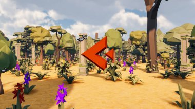 Sürdürülebilir kalkınma hedefleri için grafiksel kaynaklar biyolojik çeşitlilik büyüyen bir ekonomi ve ekoloji 3D yorumlama ve düşük polyester