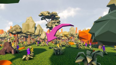 Sürdürülebilir kalkınma hedefleri için grafiksel kaynaklar biyolojik çeşitlilik büyüyen bir ekonomi ve ekoloji 3D yorumlama ve düşük polyester